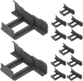 12pcs Solar Panel Drainage Clips Clips for Efficient Mud Removal and Water Management Compatible Photovoltaic Panels