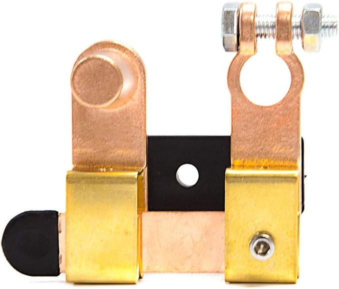 Battery Knife Switch Top Post Battery Disconnect for Auto Car RV Boat Truck Vehicle 12-24V Cutoff Shut Off Switch Negative Post