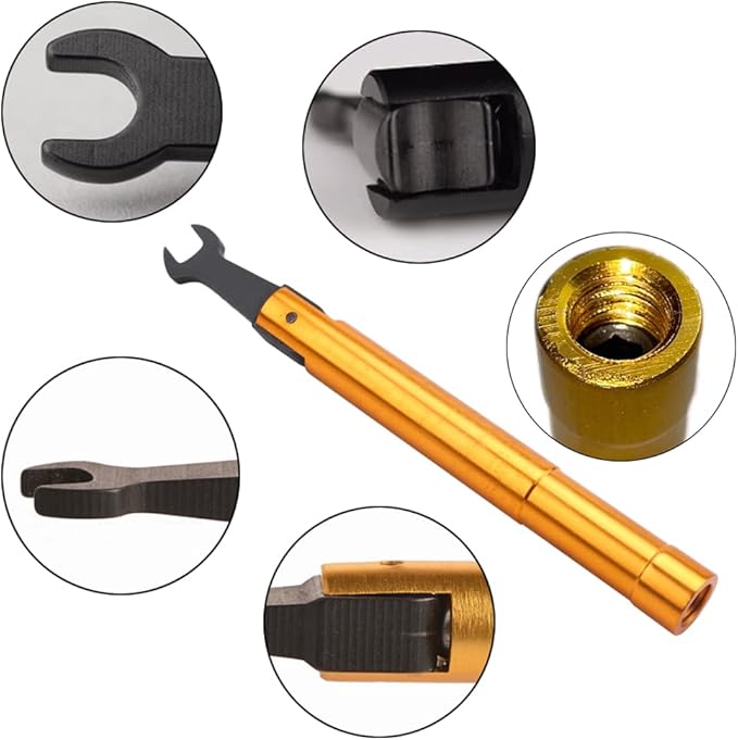 ThreeH Torque Wrench for SMA 8mm RF Connector 1Nm High Accuarcy Electrommunication Coax Adapter Convertor Microwave Measurements