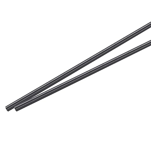 MECCANIXITY Carbon Fiber Rod, 8mm x 300mm Carbon Rod Bar for RC Airplane DIY Craft Kite Wing Tube Quadcopter Arm Repair Pack of 2