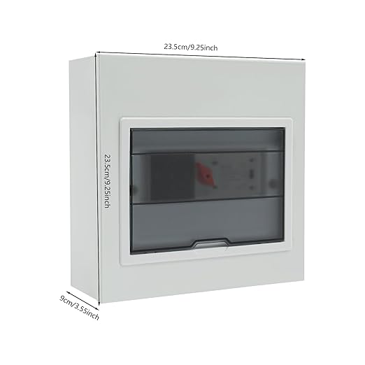 Automatic Transfer Switch, 3P 100A Transfer Switch, Dual-Power Changeover Switchs with Visual Protection Cover for Outdoor and Indoor, 60HZ