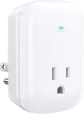 [ETL Listed] Cable Matters 1350 Joules Single Outlet Surge Protector for TV, PC, Xbox, PS5, Refrigerator, Treadmill, 15A/1875W, 500V Clamping Voltage Wall Surge Protector Outlet, White
