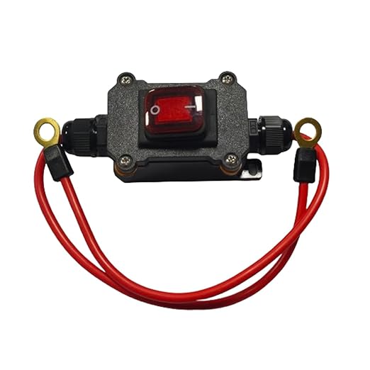 Series Switch DC 12V-24V Dual-Pole Single-Throw Bidirectional Wiring Switch DC Waterproof IP67-Rated Series Switch Suitable for RVs, Cars, Motorcycles, and Other Applications