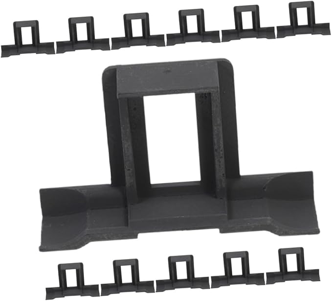 12pcs Water Drainage Clips for Solar Panels Durable Photovoltaic Panel Drain Buckle Efficient Stagnant Water Removal Material Design