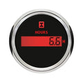 ELING Engine Digital Hourmeter Gauge 52mm(2") with Backlight 12V 24V for Motor Go Kart Boat Car