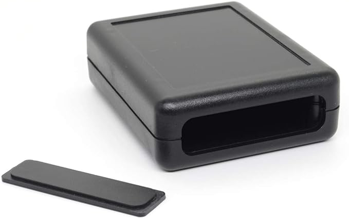 LeMotech 5 Pieces ABS Plastic Electrical Project Case Power Junction Box, Project Box Black 3.5 x 2.8 x 1.1 inch (90 x 70 x 28 mm)