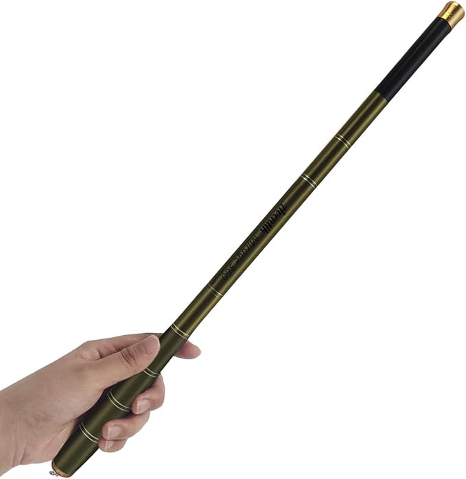Aventik Mirage Telescopic Tenkara Rod 24T Pure Carbon 6:4 Action, Portable Collapsible Bass Crappie Floating Rod 6/8/10/12/15/18/21/24FT with Extra Sections,Ultralight Tenkara Rods