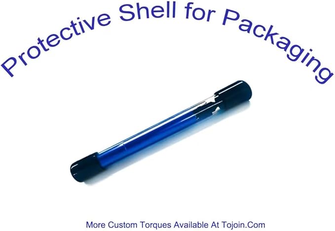 TOJOIN 1 pcs SMA Torque Wrench for RF Connector 8 in·lbs (0.9 N·m) Opening 8mm (5/16") for SMA 3.5mm/2.92mm Adapter Convertor Portable Spanner for Professionals Industry Blue