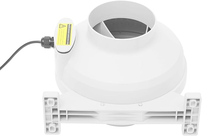 DNYSYSJ 6 Inch Inline Duct Fan 6" Inline Exhaust Fan 418 Cfm Inline Exhaust Fan Ventilation Kitchen Exhaust Fans Blower Fan Ductless Bathroom Exhaust Fan Ventilation