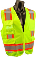 Radians SV6G2X Two Tone Surveyor Class 2 Safety Vest, 2X-Large, Green