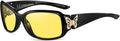 HAOLOTA Night Vision Driving Glasses Women Anti Glare Polarized, Wrap Around Nighttime Safety Glasses UV Protection