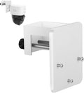 Gutter Mount Bracket for Eufy SoloCam S340/SoloCam E30/SoloCam E42/Eufy 4G LTE Cam S330, Weatherproof Corner Mount for Solar Security Camera, No-Drill Installation (1 Pack, White)