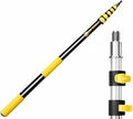 4.8-24ft Professional Extension Pole - 30ft Maximum Reach for Commercial & High Residential Use - Extra-Thick Aluminum with Quick-Release Clasps