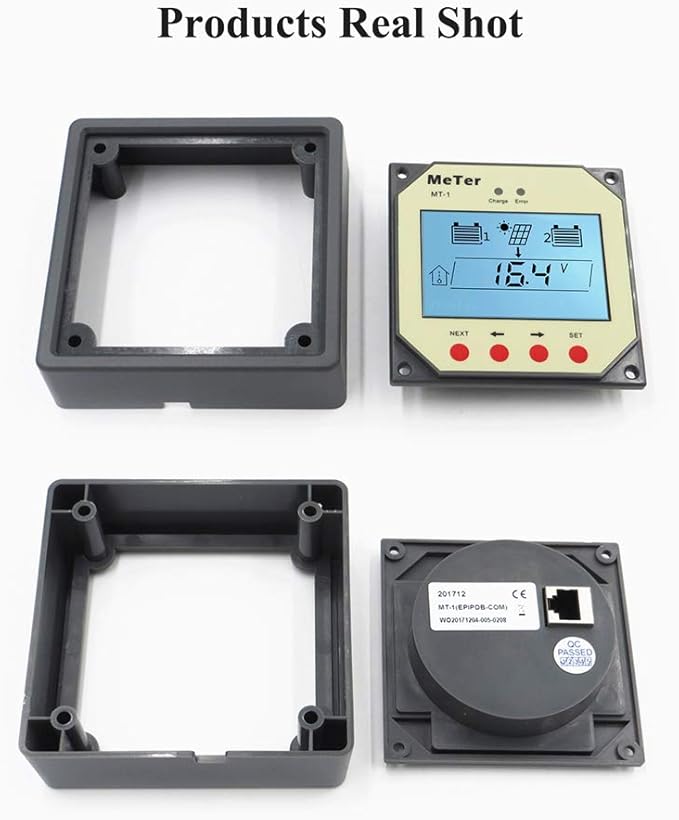 EPEVER Meter MT-1 Remote with LCD Display for Solar Charge Controller EPIPDB-COM Series 10A/20A Dual Battery Solar Panel Charging System