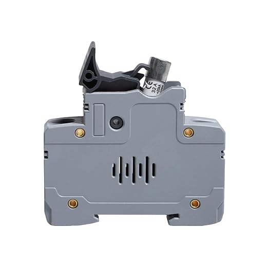Solar/Photovoltaic Fuse Holder PV DC1000V 32A 35mm DIN Rail Mounting Cylindrical Base Single Mount Solar Photovoltaic Fuses Link System Protection