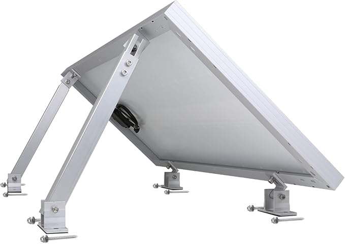 HQST Adjustable Solar Panel Tilt Mount Brackets, 30 inch Support Solar Panels with 150W or More for Boats, RV, Roof Off Grid System