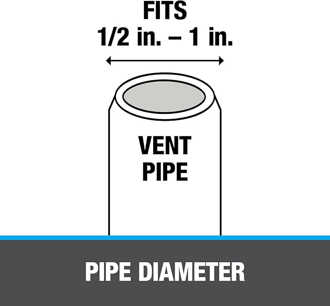 Oatey 11830 Galvanized 0.5" - 1" pipe diameter No-Calk, Solar Roof Flashing 9" x 12.5" Base