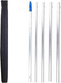 Solar Panel Cleaning Brush Indoor Outdoor Telescopic High Reach Window Cleaning Pole Extendable Cleaner Tool for Roof, Window, Glass, House Siding, Conservatory