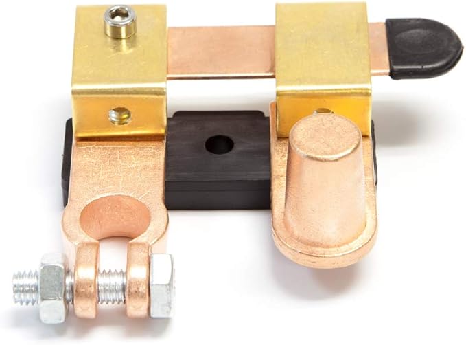 Battery Knife Switch Top Post Battery Disconnect for Auto Car RV Boat Truck Vehicle 12-24V Cutoff Shut Off Switch Negative Post