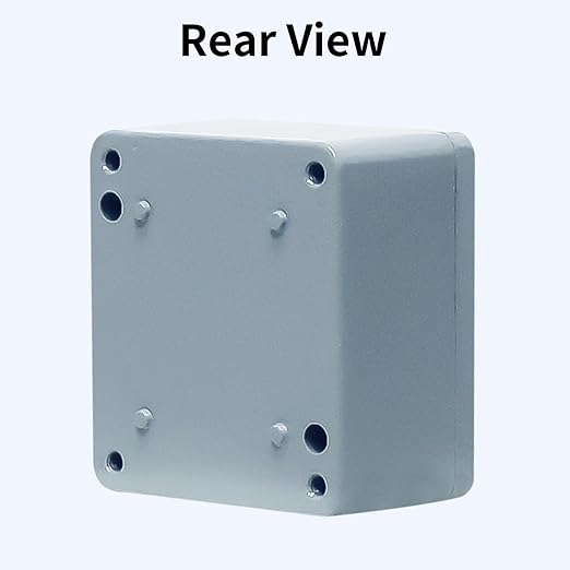 Outdoor Aluminum Enclosure Project Box Waterproof Electrical Box Gray 2.5"x2.3"x1.4"