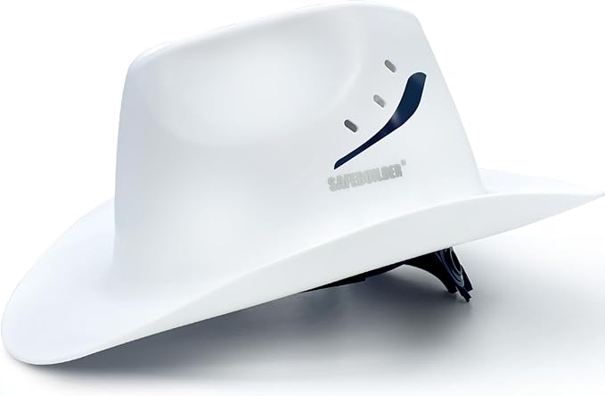 Cowboy Style Hard Hat Class C Safety Helmet Vented Full Brim Hard Hats Work Safety Helmet for Men and Women Outdoor,Industrial,Construction Head Protection- ANSI Approved