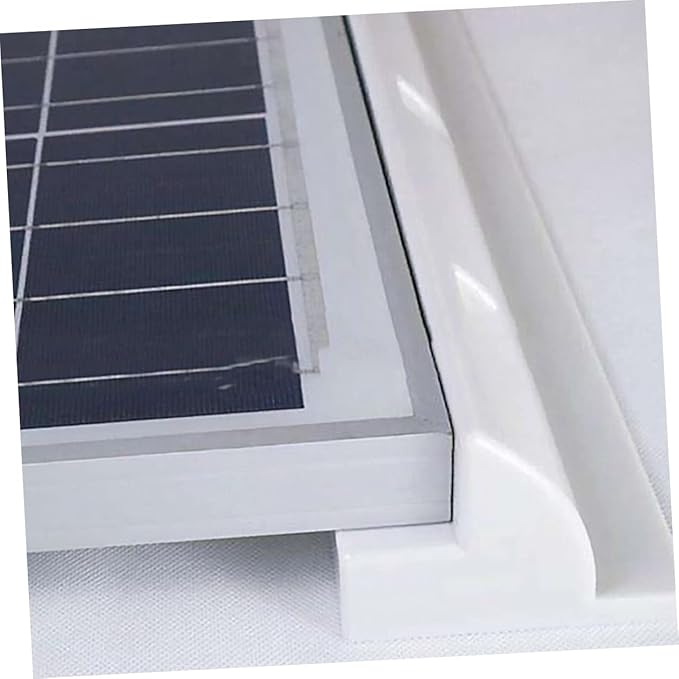 2pcs Abs Solar Panel Support Brackets for Rv Roof and Boat and Lightweight Solar Panel Mounting Rack High Uv Resistance for Secure Installation