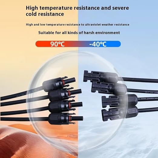 Solar y connector ,Solar Panel Connectors, 4 to 1 Splitter,Y Branch Connectors 1 to 4 Solar Adapter Cable Plug Tool (M/FFFF,F/MMMM) 1500V, 4 Way Parallel, 12/10 AWG ，(Red-Black)length:19.9in(2pcs)