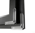 Clear PVC Corner Guards,L-Shaped Protective Bumpers for Tables,Transparent Windows,Doors Rubber Corners for Sharp Corners Transparent Anti-Collision Protectors(8 PCS)