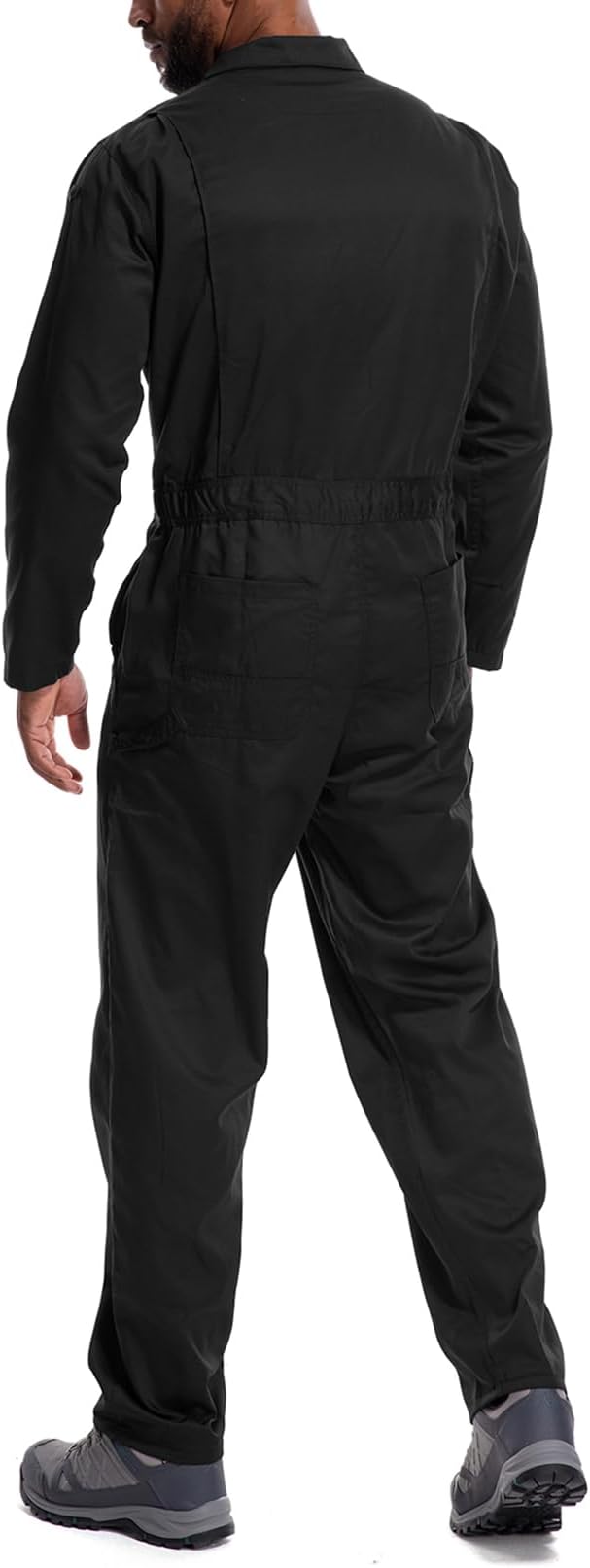 Coveralls for Men Long Sleeve Cotton Blend Work Jumpsuit with Multi Pockets Utility Work Wear