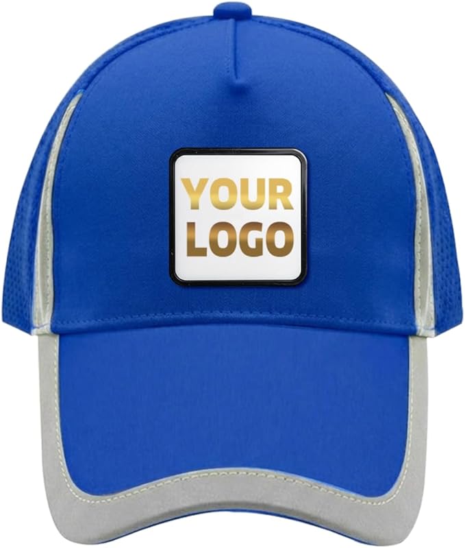YOWESHOP Reflective Safety Baseball Cap Customize Logo with Removable PE Shell Hi-Vis Safety Work Hat