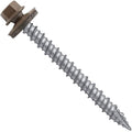 Metal ROOFING SCREWS: (250) 10 x 2" Light Brown Hex Head Sheet Metal Roof Screw. Self starting metal to wood siding screws. EPDM washer. Colored head