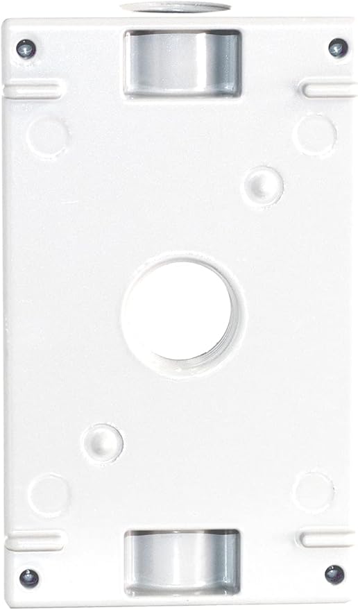 Sigma Engineered Solutions, White Count (Pack of 2) Sigma Electric 14250WH 1/2-Inch 3 Hole 1-Gang Box