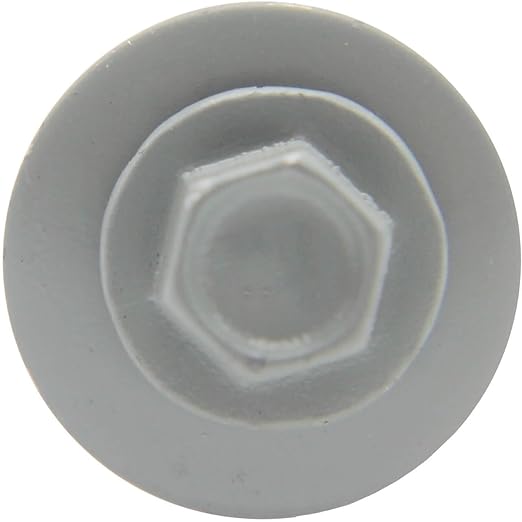 Metal Roofing Screws: (250)12 x 2" Old Town Gray Hex Sheet Metal Roof Screw. Sharp Point Metal to Wood siding Screws. 5/8" EPDM Washer