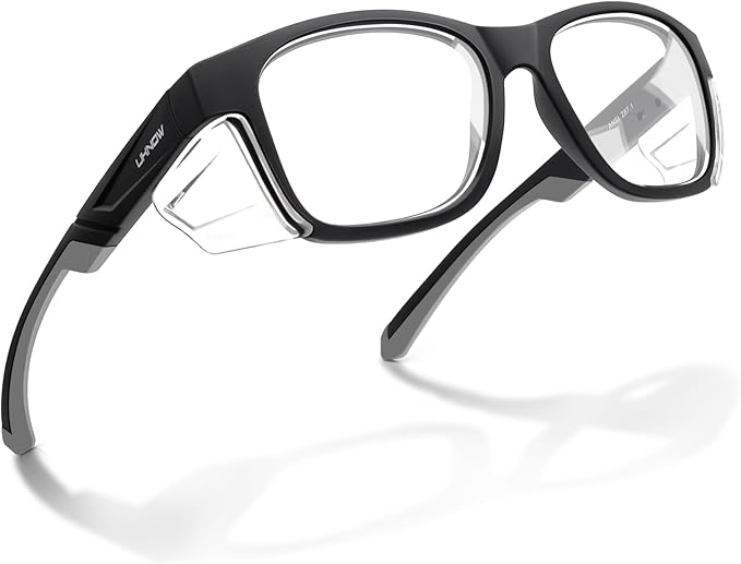 UKNOW Safety Glasses - Anti Fog Lenses - Eye Protection with Side Shields - ANSI Z87.1 Protective Eyewear - UV Protection