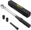 1/2-Inch Drive Click Torque Wrench (10-150 ft.-lb./13.6-203.3Nm) Dual-Direction Adjustable Torque Wrench Set