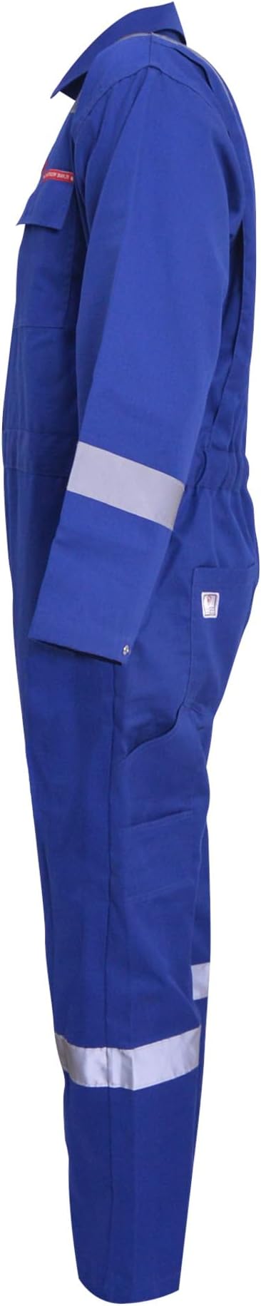 Flame Resistant FR Hi Vis Coveralls for Men NFPA 2112 Complied 7oz Overall for Men Reflective Tape 6 Pockets Coverall