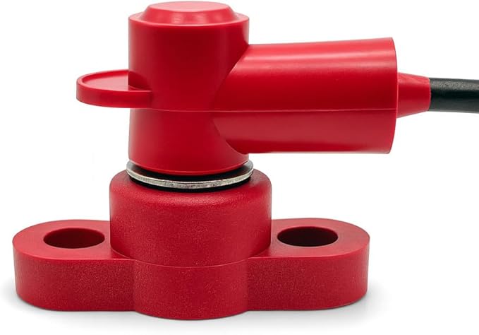 MGI SpeedWare 1/2" Diameter Boot Covers for Battery Power Junction Blocks, Fits 1/4" Stud and Nut, Made in the USA, 5 x Red + Black Pairs (18-10ga)
