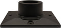Gama Sonic Cast Aluminum Pier Base Mount for 3-inch Fitter Post Top Mounts, Black, PBM00