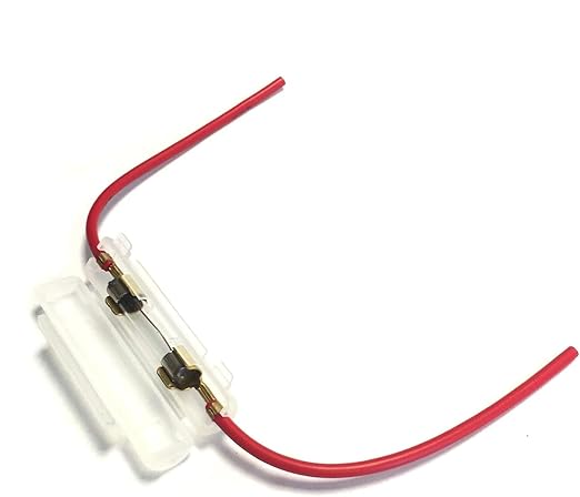 Fuse Box Holder 12V Harness in-LINE + 10A Fuse for 50cc 90cc 110cc 125cc 150cc 200cc 250cc ATV GO Kart Scooter Dirt Bike Moped Motorcycle/TAOTAO COOLSTER Baja Peace BMX Apollo and Other Brands