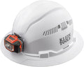 Klein Tools 60407 Hard Hat, Light, Vented Full Brim Style, Padded, Self-Wicking Odor-Resistant Sweatband, White