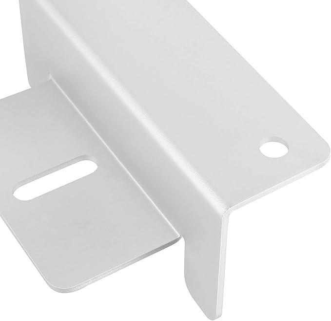 MOUYAT Set of 24 Solar Panel Mounting Bracket, Aluminum Alloy Panel Z Brackets Kit with Nuts and Bolts, Supporting Hardware for Solar Panel, RV, Roof, Boat, Caravans, Off-Grid, Silver