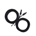Renogy 20FT 10AWG Solar Adaptor Wire Extension Cables with Female and Male Connector, 20FT 10AWG, a Pair,Black