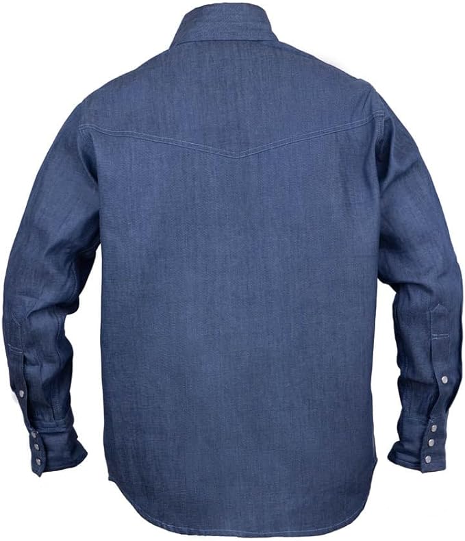 Flame Resistant FR Denim Shirt - 100% C - 7 oz