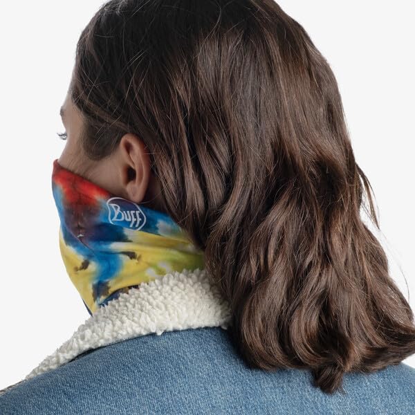 BUFF Original EcoStretch Neck Gaiter, UPF 50 Sun Protection, Breathable, Versatile, Quick Dry, Multi-Colored, Adult Size