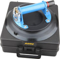 DAMO 10" Vacuum Suction Cup for Glass & Granite Lifting,Heavy Duty Glass Lifter with metal Handle,Suction Cups with Hand Pump, with Free Case