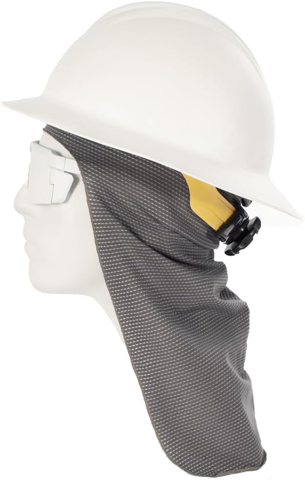Flame Resistant FR Hard Hat Liner Sun Shade - Made in The USA