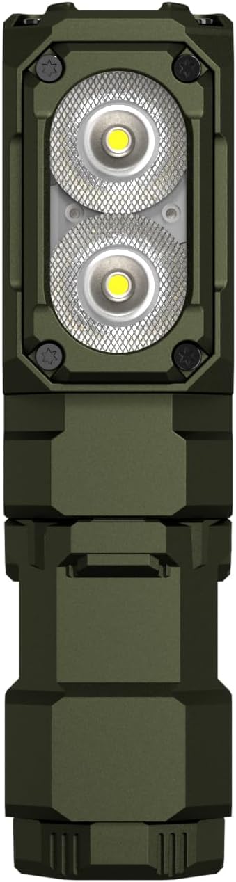 WUBEN Army Green Battery Extension Tube for Flashlight(Model: E7), for Outdoor/Indoor Activities Camping, Hiking, Fishing, Walking, etc.