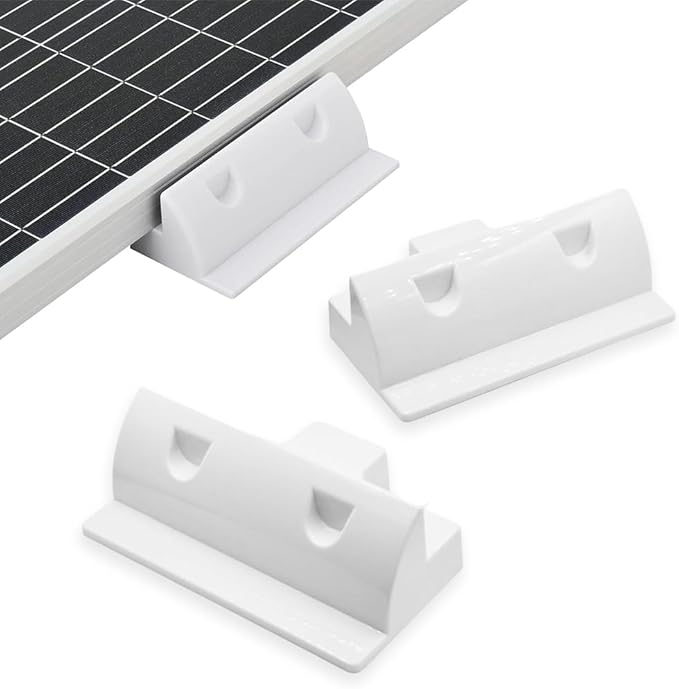 Solar Panel Mounting Bracket, 2pcs Corner Bracket Kit, Dill-Free, UV Resistant, for RV, Truck, Camper, Boat