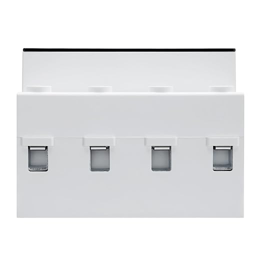 63 amp AC110V Automatic/Manual Transfer Switch with LED Display, 50/60Hz 2P 63A ATS Auto Dual Power Outdoor Changeover Switch for Home Generator, L1 Priority Din Rail Mount Selector Transfer Switches