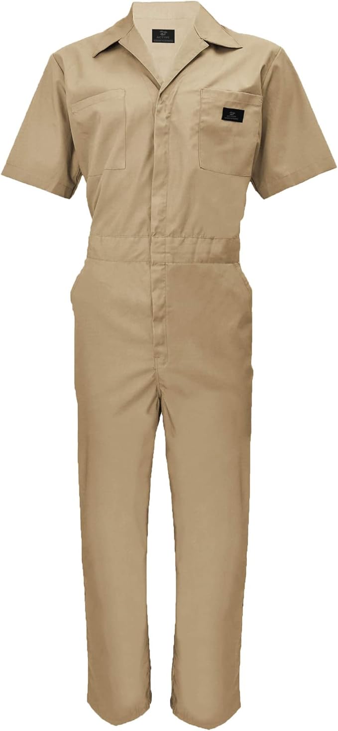 Coveralls Workwear Men Short Sleeve Coveralls